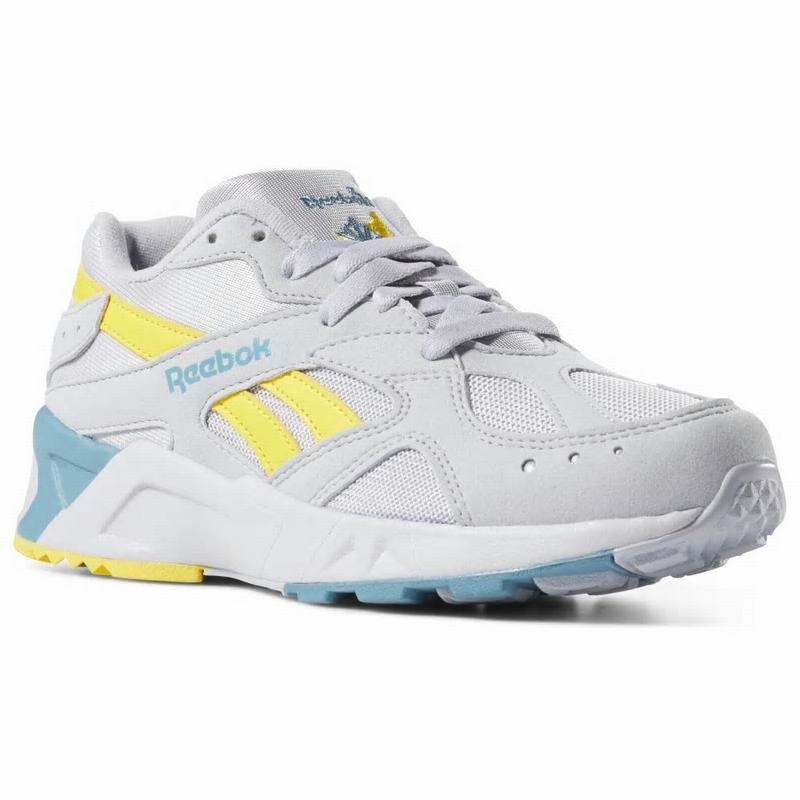 Tenisi Reebok Aztrek Dama Gri/Galbeni Romania FU9230UK